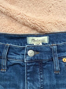 Madewell Dark Blue High-Rise Denim Jeans